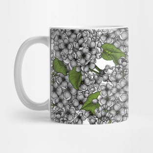 White Lilac garden Mug